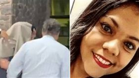 巴西前法官開車撞死女子，而當時他的腿上坐裸女。（圖／翻攝X）