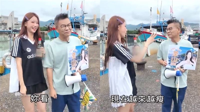 57歲沈玉琳暴瘦17公斤，傳出緊急住進三軍總醫院加護病房，近期才與韓籍啦啦隊女神李雅英錄節目。（圖／翻攝自威廉沈歡樂送YouTube）