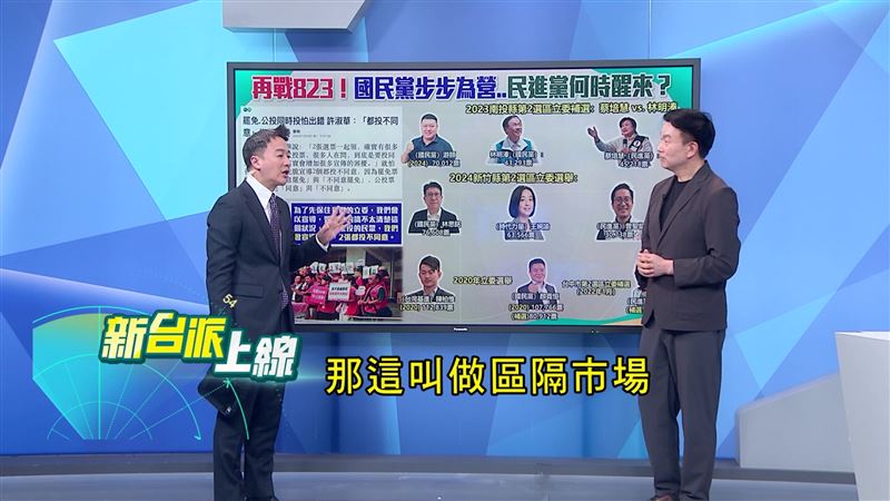 于北辰指出市場區隔的重要性,深藍區派民進黨人去催票,只會激起反感。(圖/翻攝新台派上線)