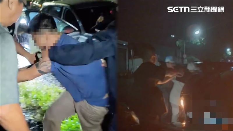 警方發新聞稿指6小時迅破案,圍捕影片卻遮遮掩掩僅6秒。(圖/翻攝畫面)