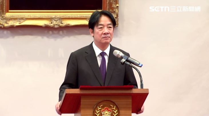總統賴清德主持「8月份將官晉任授階典禮」。(圖/翻攝畫面)