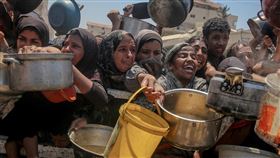 ▲加薩正迎來最嚴重飢荒。（圖／翻攝自X平台 @MuhammadSmiry）