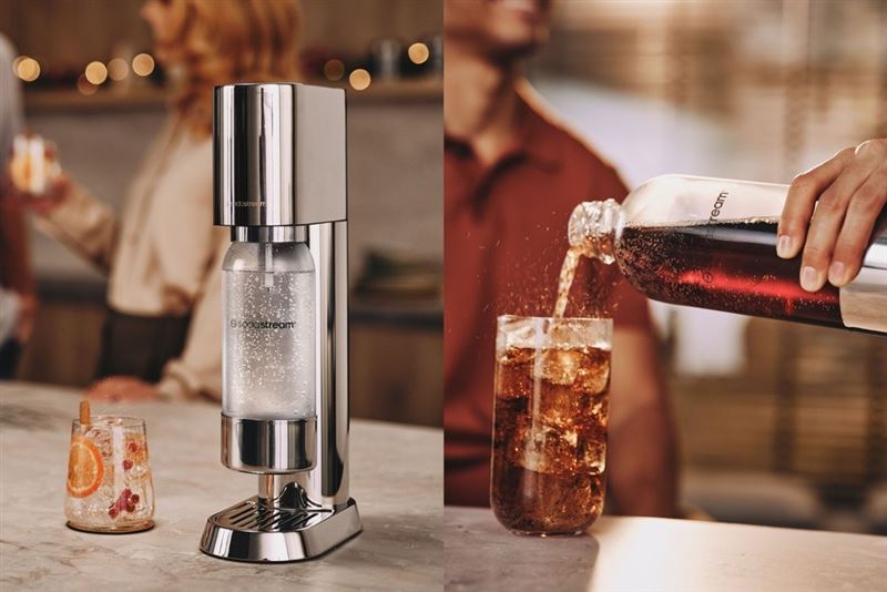 恆隆行獨家代理SodaStream限量開賣深澤直人設計氣泡水機。(圖/品牌業者提供)