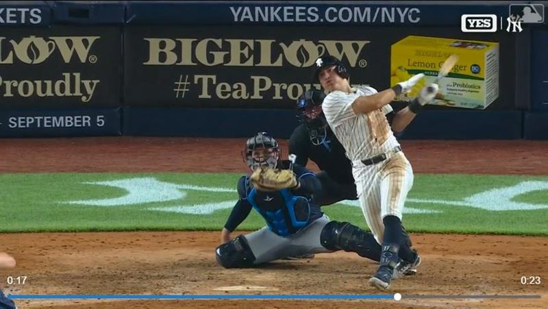 洋基游擊手沃爾皮(Anthony Volpe)敲出生涯最遠1轟。(圖/翻攝自MLB官網)
