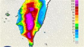 ▲累計雨量圖。（圖／中央氣象署提供） 