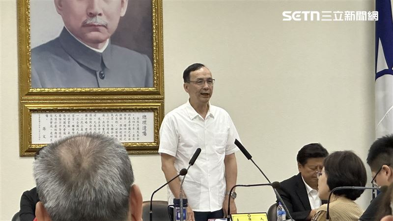 中南部因豪雨釀出災情，朱立倫批評，民進黨只拚政治，忘了以民為本。（圖／記者詹宜庭攝影）