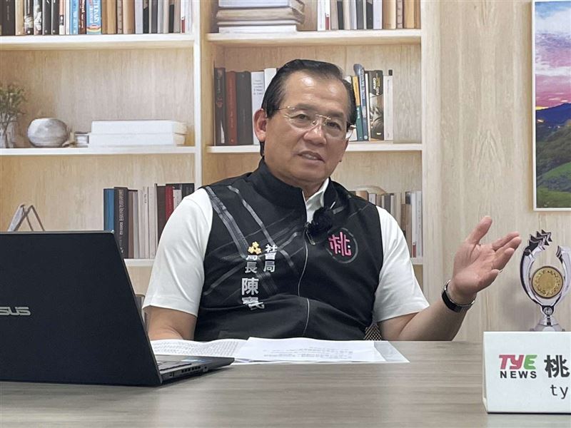 桃園市政府社會局長陳寶民特別就兒少福利及扶助弱勢上作了說明。(圖/桃園電子報提供)