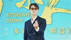 李睿紳、賴郁庭、劉書宏、邱子芯今（30）日出席三立新台八《百味人生》卡司發布會。（圖／記者趙于瑩攝影）