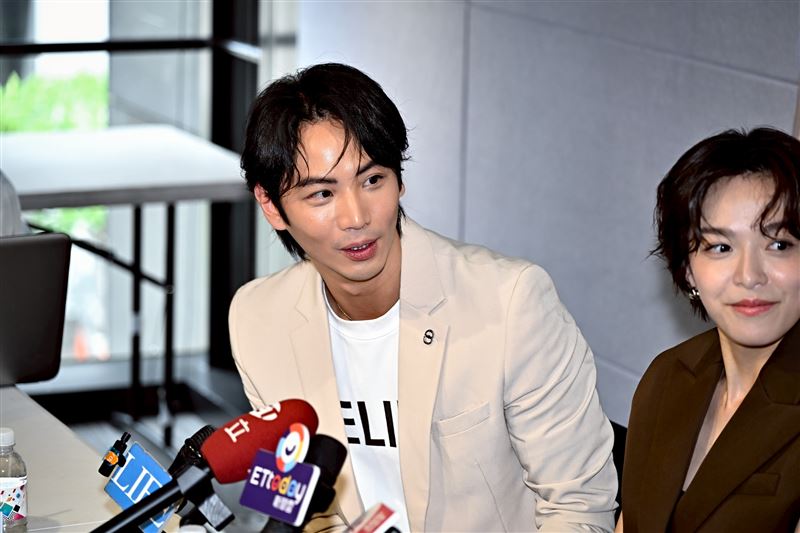 李睿紳化身市場長大的熱血青年，狂瘦11公斤還把劉書宏踢到流血。（圖／記者趙于瑩攝影）