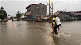 台南,後壁區,豪雨,小腿,老翁,網友,淹水,