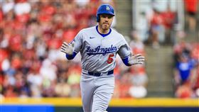 ▲佛里曼（Freddie Freeman）在7月最後1戰開轟。（圖／路透社／達志影像）