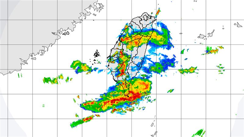中央氣象署今(31)天10:27發布大雷雨即時訊息。(圖/翻攝自氣象署)