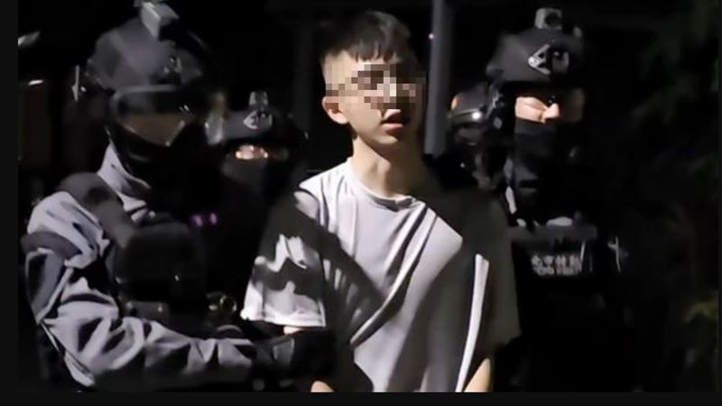 劉男逃到宜蘭五結外公家被逮。(圖/翻攝畫面)