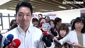 ▲台北市長蔣萬安今天出席重陽節系列活動記者會，並接受媒體聯訪。（圖／翻攝畫面）