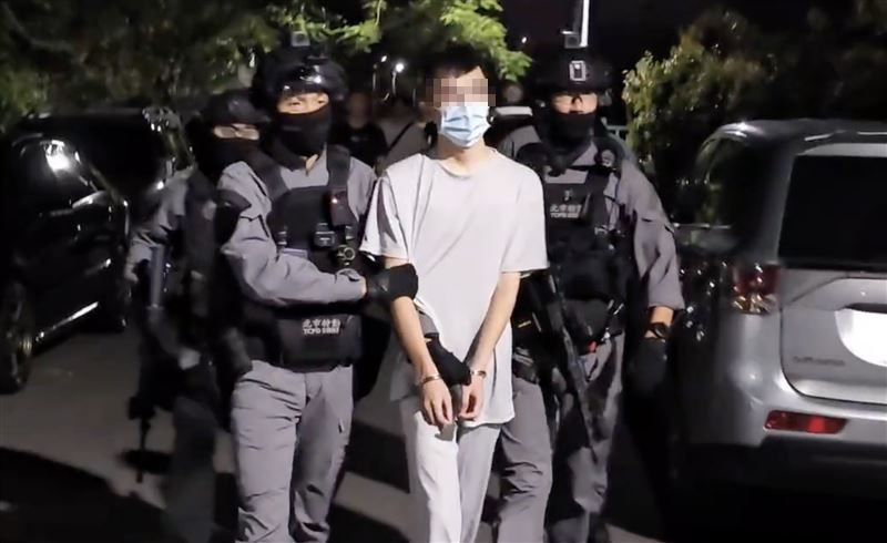 殘忍砍死夜店女公關的劉姓前男友，已在宜蘭落網。（圖／翻攝畫面）