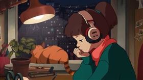 Lofi Girl。（圖／翻攝自Lofi Girl YouTube頻道）