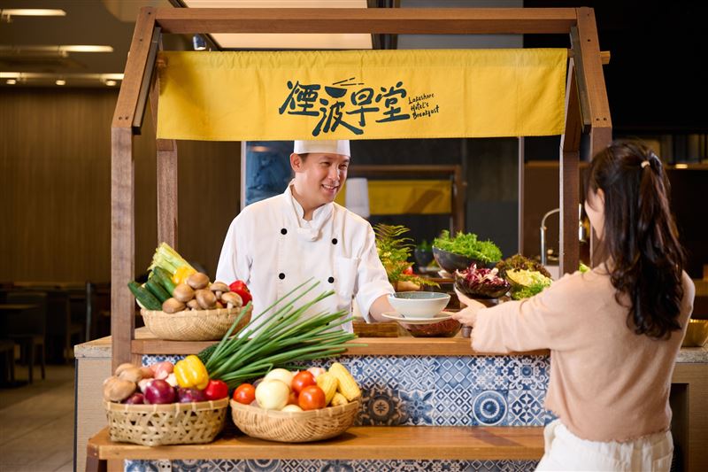 煙波國際觀光集團攜手韓國米其林必比登蔬食名店，於全台煙波早堂推韓饗蔬宴，打造最強米其林風味早餐。（圖／飯店旅宿業者提供）
