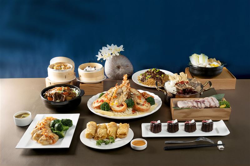 慶父親節，蘊泉庄於8月1日至8月10日推出限時餐飲優惠「爸氣來襲・龍蝦開蘊」四人合菜套餐5288元，即可享受豐盛饗宴。（圖／飯店旅宿業者提供）