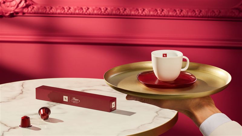 Nespresso攜手Caffè Florian福里安花神咖啡館推出限量款咖啡,開啟沉浸式義式風味旅程。(圖/品牌業者提供)