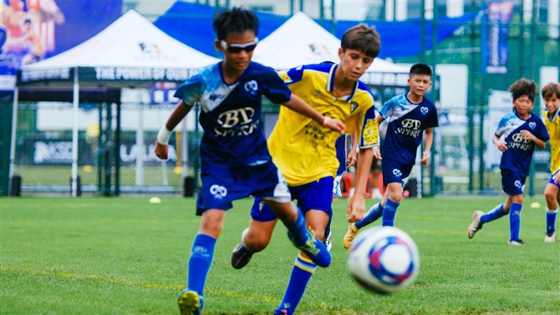 Cadiz CF，U12組別對戰BT SPIRIT閃電羊，以6：0收下首勝。（圖／主辦單位提供）