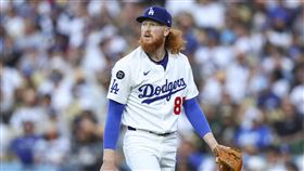 ▲道奇把先發投手梅伊（Dustin May）交易到紅襪。（圖／美聯社／達志影像）