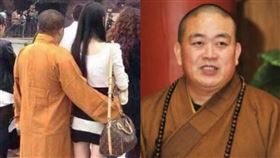 少林寺方丈釋永信包養情婦時間點最早可追溯至2000年。（圖／翻攝自微博）