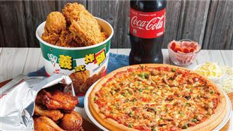 爸氣爆棚！炸雞39元、比薩+副食吃到爽
