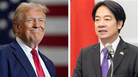 賴清德、川普(組合圖)