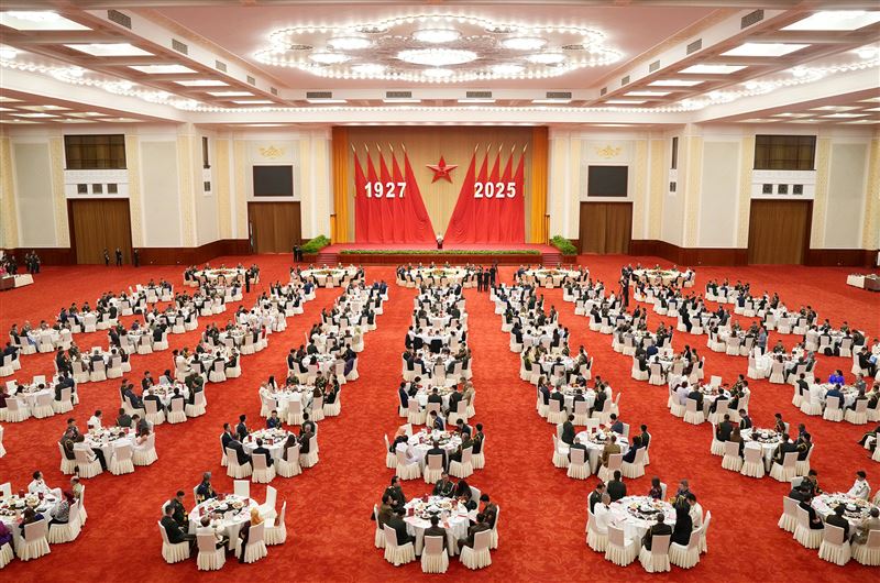 中華人民共和國國防部慶祝解放軍建軍98週年，舉辦盛大招待會。（圖／翻攝自中華人民共和國國防部官網）