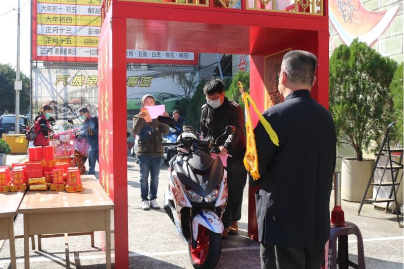 古風體驗區。（圖／翻攝自台中南天宮粉絲專頁）