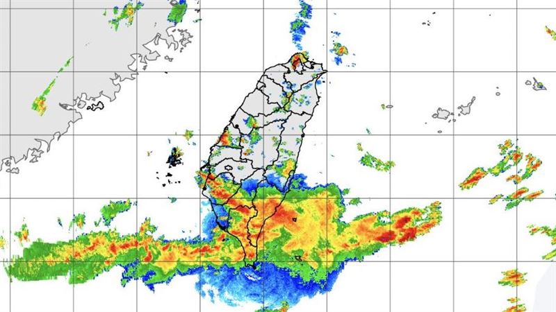 雨下到北部了18縣市戒備　高屏大豪雨特報