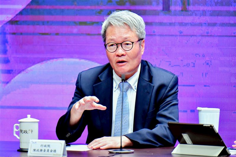 行政院政委陳金德擔任「雲嘉南災後復原前進指揮所」指揮官。（圖／行政院提供）