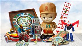 ▲桃園市立圖書館兒童玩具圖書館以「玩具是文化的縮影」為主題，邀請民眾穿越時光隧道。（圖／桃園市立圖書館提供）