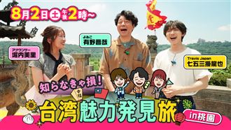 桃園觀光登上日本電視台!Travis Japan成員帶路探索美食、景點