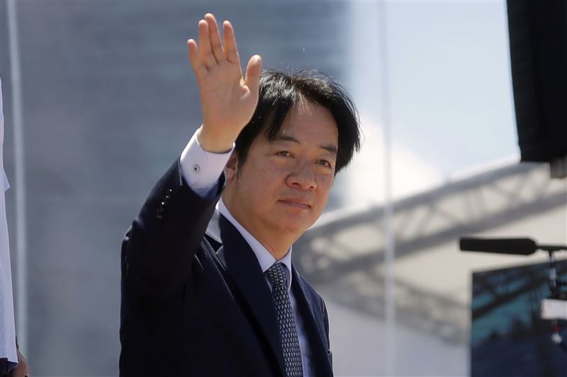 賴清德強調,對美關稅仍在協商中。(圖/美聯社/達志影像)