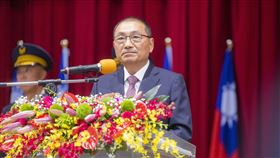 新北勢長侯友宜出席新北市114學年度新卸任校（園）長交接典禮」（圖／新北市府提供）