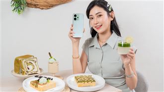 Reno14薄荷綠登場　OPPO攜餐廳推限定輕食