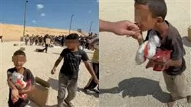 美國一名陸軍退伍軍官阿吉拉（Anthony Aguilar）分享在加薩目睹的悲劇，一名男童光腳徒步12公里到物資分發站領取食物，準備離開就遭以色列軍方無情射殺。（圖／翻攝自YouTube／Unxeptable）