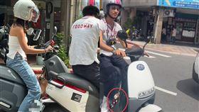 Ian被拍到與若盈約會。（圖／Threads＠shellyfu0825授權提供）