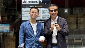 「深深永康制作所」飯糰店遭出征一度歇業，首次恢復營業當天，羅智強現身力挺。（圖／翻攝自羅智強臉書）