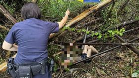 找到了！彰化失智伯失蹤3日 全身泥倒樹林
