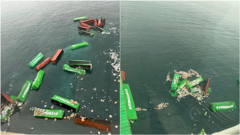 50貨櫃落海祕魯緊急封港　長榮海運回應了