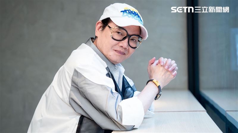七郎推出新專輯,接受三立新聞網專訪。(圖/記者趙于瑩攝影)