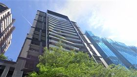 創盛號倒閉後，老闆位在新莊頭前重劃區的豪宅「合康天賦」也淪為法拍。（圖／翻攝自Google街景）