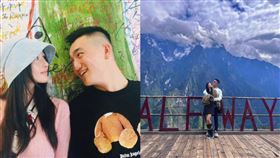 張馨予罕見曬親密照放閃何捷。（圖／翻攝自張馨予微博）