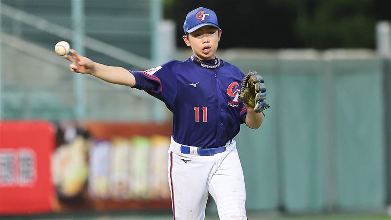 U12台灣小將陳啟盛。(圖/棒協提供)