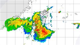 中央氣象署在今（3）天08:40發布豪雨特報。（圖／翻攝自氣象署）