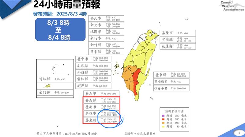 彭啓明貼出多張圖並指出，在接續不斷的不同天氣系統影響下，各種復原重建的工程很不容易。（圖／翻攝自彭啓明臉書）