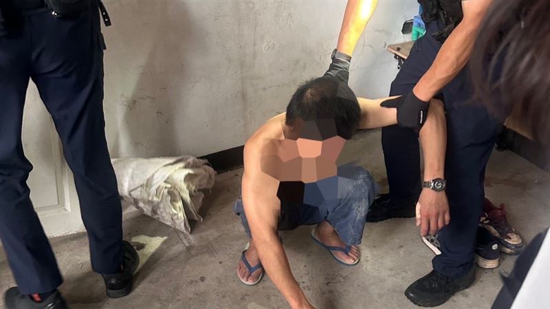 廖男最終仍被警方狠逮。(圖/翻攝畫面)