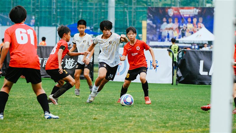 Kaohsiung Attackers FC U13以2：0完封足翼運動管理行銷。（圖／主辦單位提供）